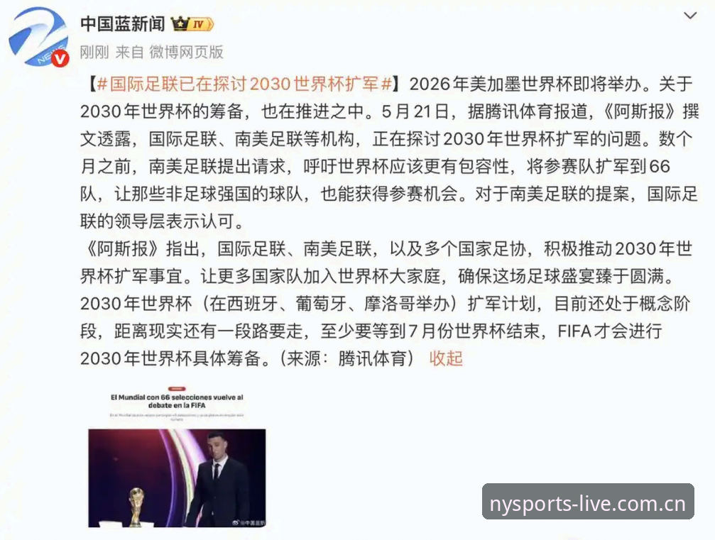 世界杯扩军至66队 vs 48队：中国男足能否借诺亚体育赔率分析工具把握2030年机遇？